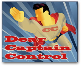 image of superhero with CC on chest CC stands for Captain Control